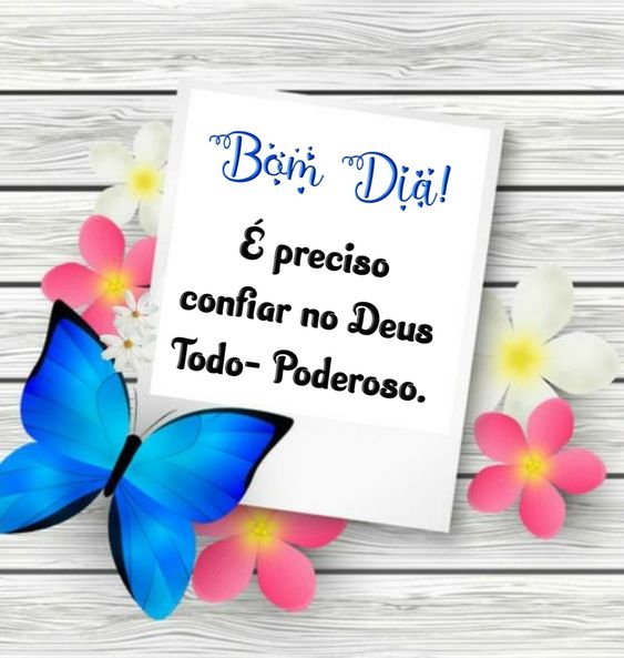 Confiança em Deus para começar o dia