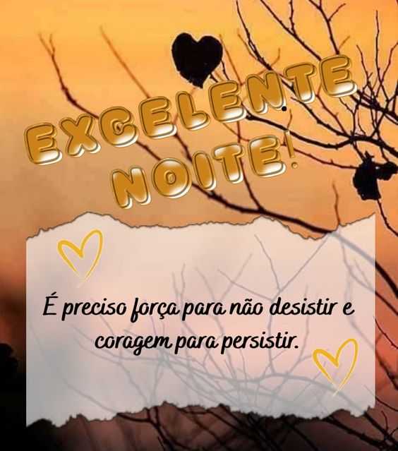Tenha uma excelente noite