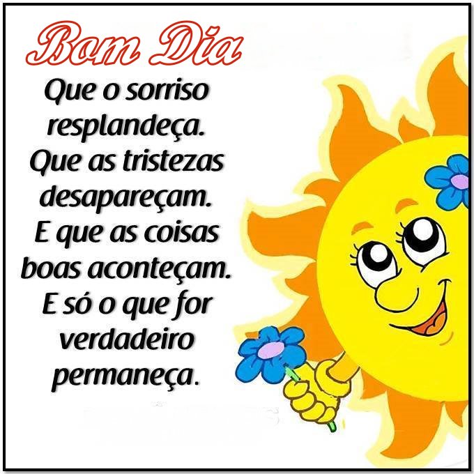 Que o sorriso resplandeça…