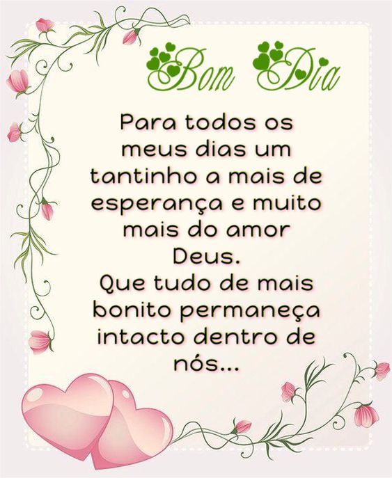 Para todos os meus dias…
