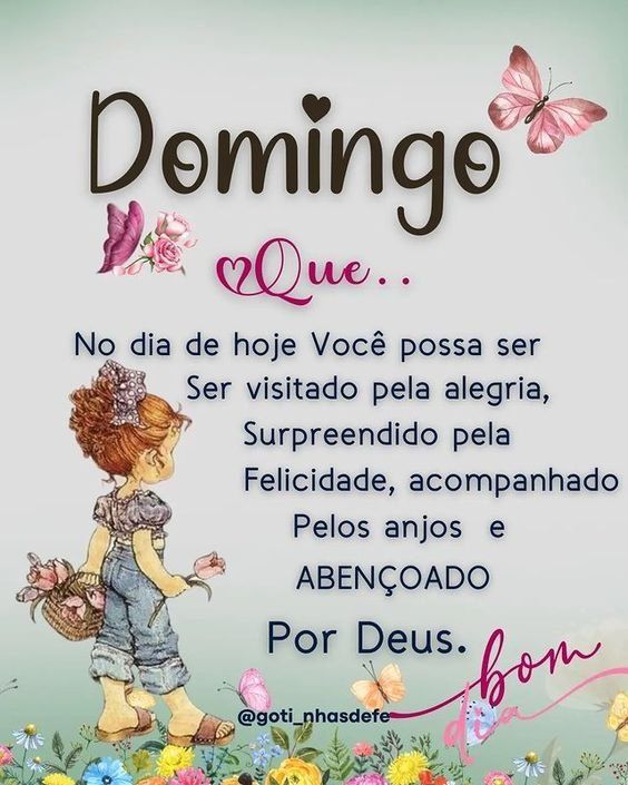 40 Imagens de Bom dia Domingo com Belas Figurinhas e Frases